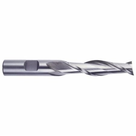 Morse End Mill, Center Cutting Long Length Single End, Series 4599G, 58 Cutter Dia, 418 Overall Leng 96206